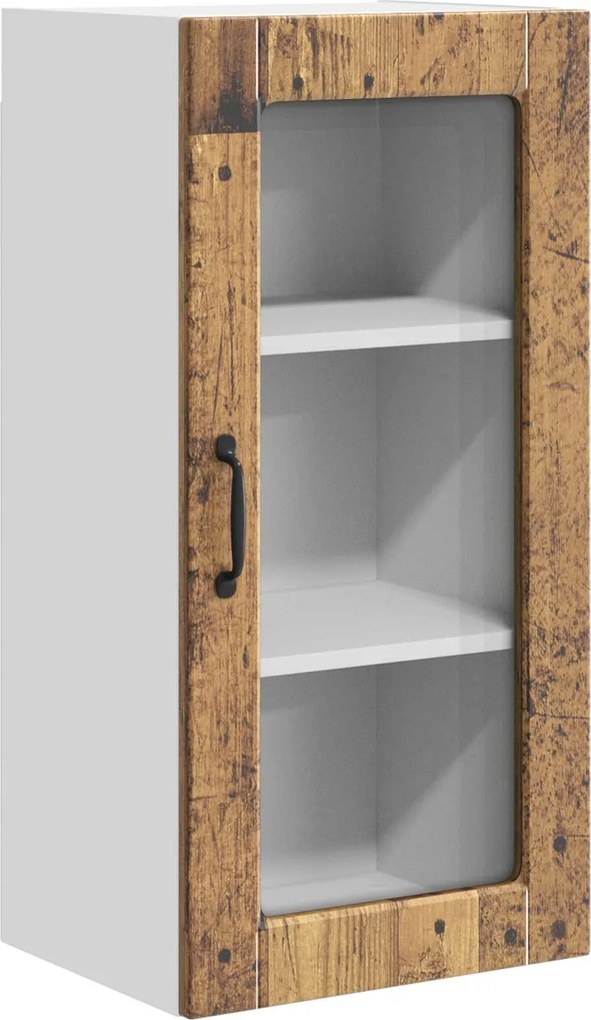 vidaXL Konyhaszekrény Öreg fa 40 x 31 x 80 cm Faanyag
