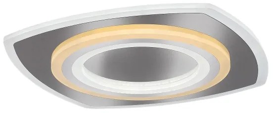 Rabalux 71318 - LED, fényerőszabályozható mennyezeti lámpa TANELI 60W/230V 3000/4000/6000K króm + távirányító
