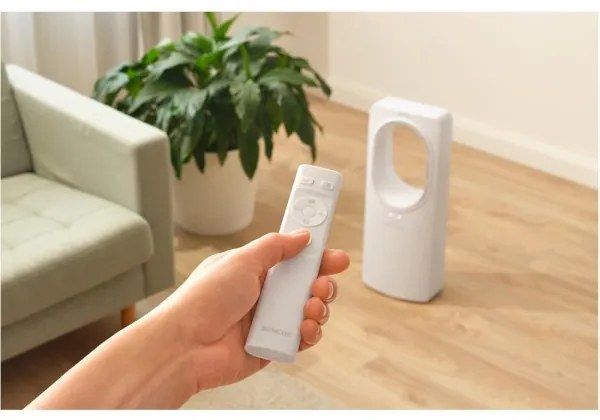 Sencor - Lapát nélküli padlóventilátor 50W/230V fehér + távirányítás