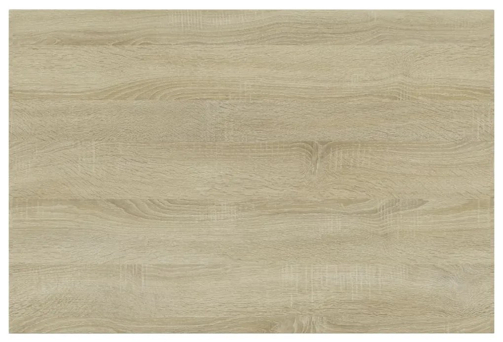 4 db sonoma tölgy színű szerelt fa könyvespolc 60 x 40 x 1,5 cm