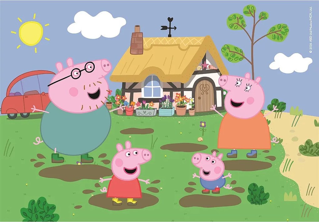 Peppa malac Mud 30 db-os puzzle Clementoni