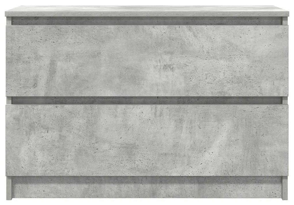 betonszürke szerelt fa TV-szekrény 80x35x54 cm