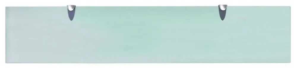 2 db lebegő üvegpolc 100 x 20 cm 8 mm