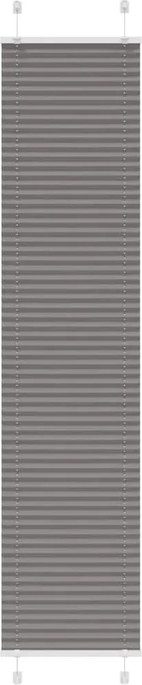vidaXL pliszírozott redőny antracit 45x200 cm szövetszélesség 44,4 cm