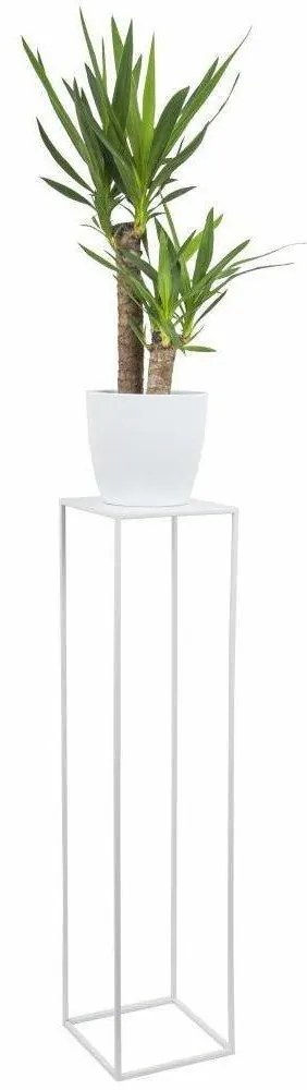 Virágállvány 100x24 cm fehér