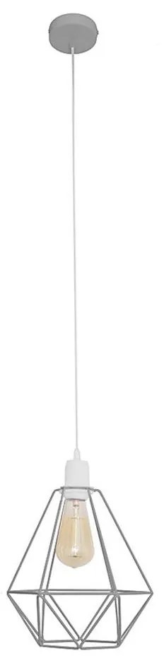 Csillár KARO 1xE27/15W/230V szürke