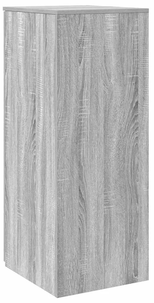 tároló szekrény szürke sonoma 40x45x103,5 cm szerelt fa