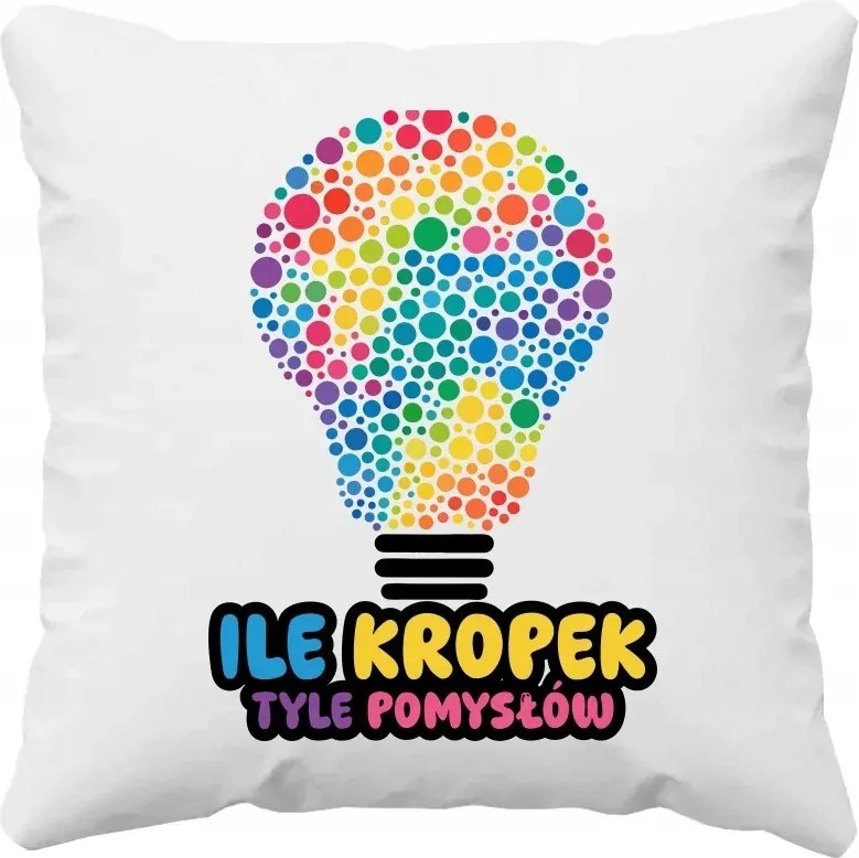 Ajándék párna Ahány pötty, annyi ötlet Apró pöttyök napja