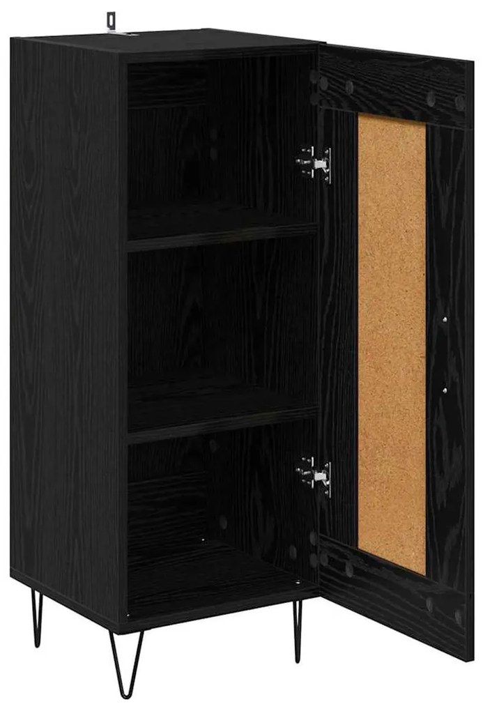 Széf Fekete tölgy 34,5 x 34 x 90 cm Műszaki fa és vas