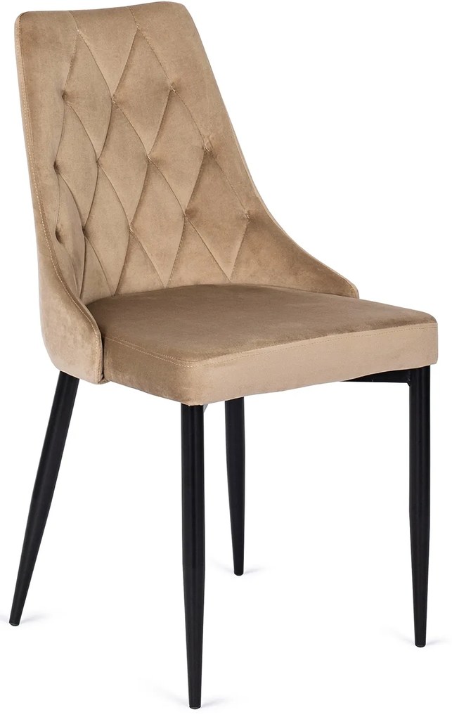 Kárpitozott étkezőszék Cork, bézs