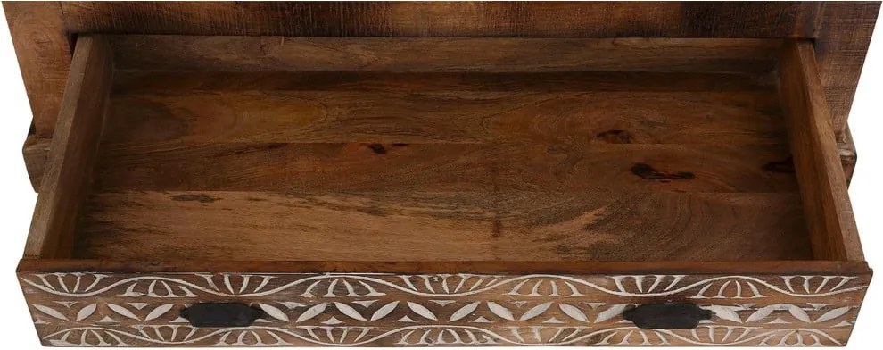 Barna mangófa ruhásszekrény 190x45 cm Maneesh – Støraa