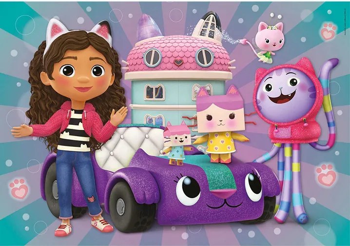 Gabi babaháza Cat-world 2x20 db-os puzzle Clementoni