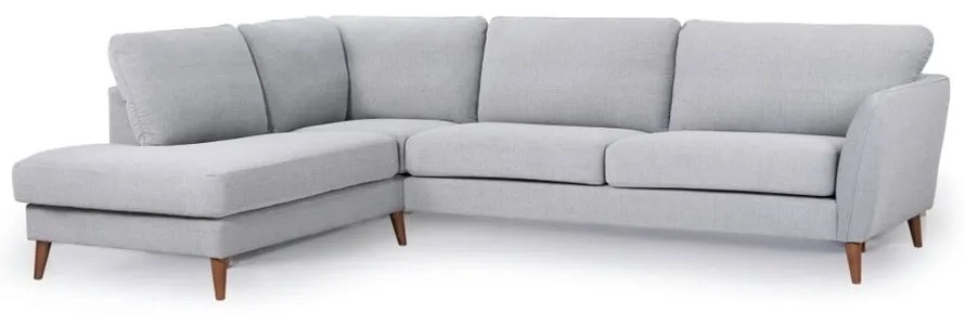 Paris világosszürke sarokkanapé, bal oldali - Scandic