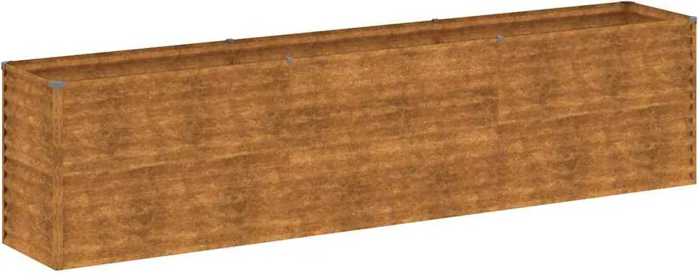 vidaXL Corten acél kerti magaságyás 291 x 50 x 69 cm