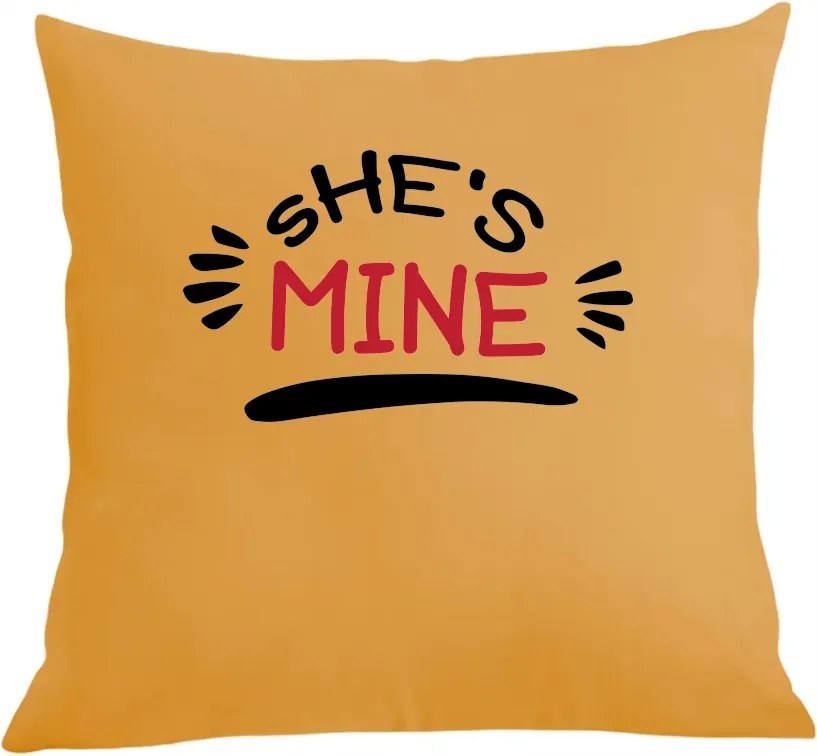 Párna párnahuzat neki She’s Mine My