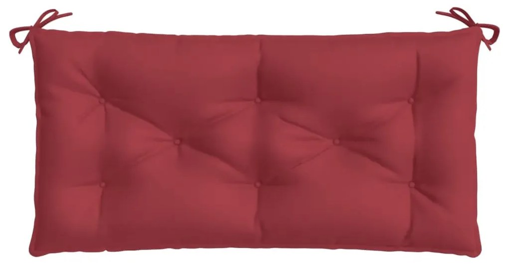 bordó oxford szövet kerti padpárna 100 x 50 x 7 cm