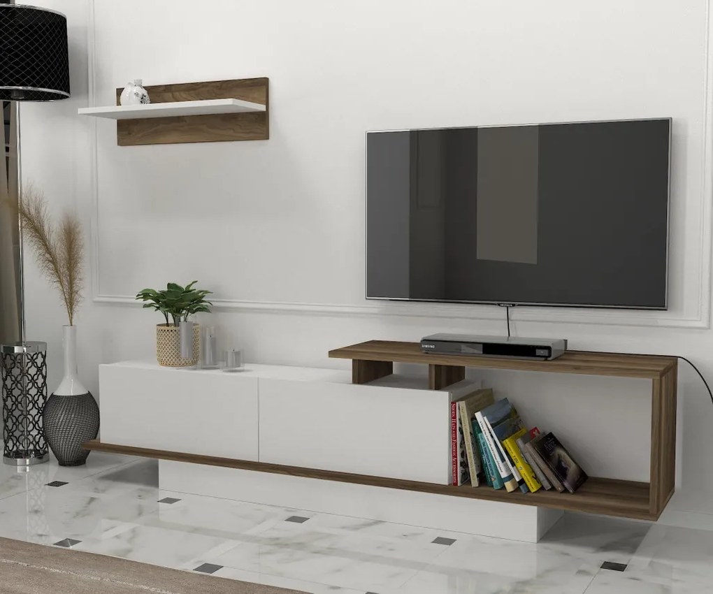 Asos - White, Walnut