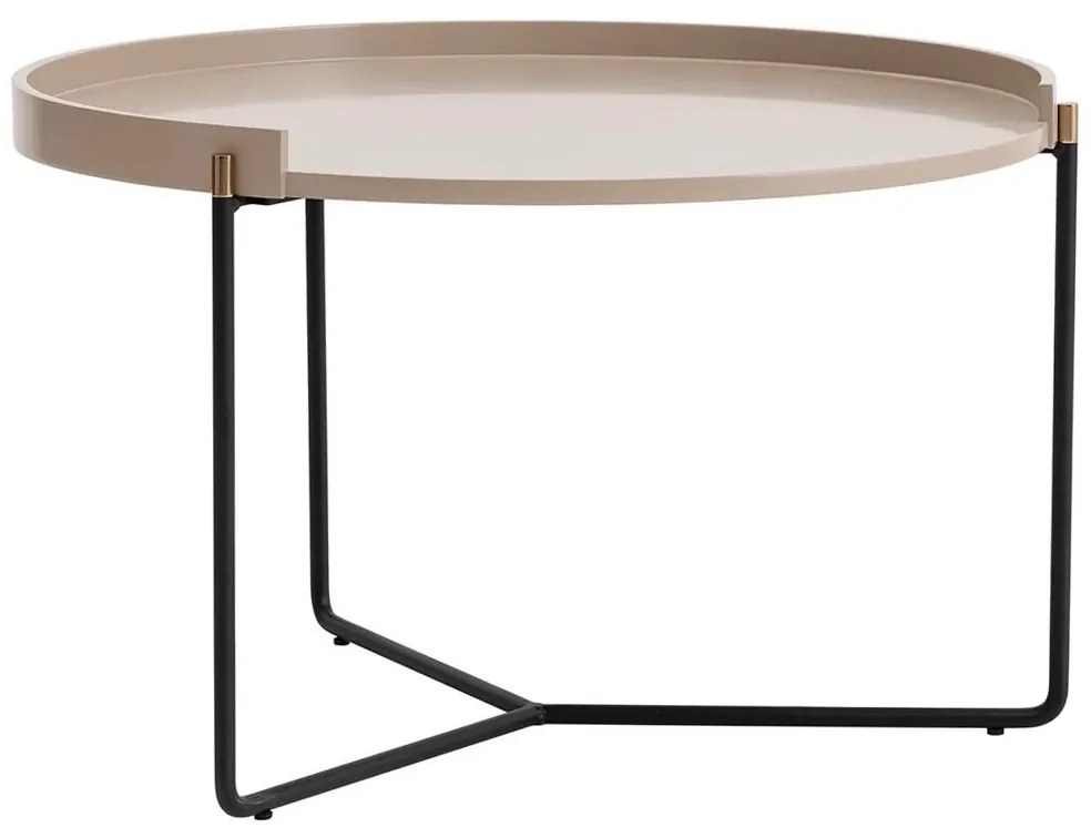 Összecsukható asztal Mandy Beige, 2 db