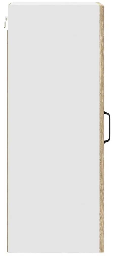 Fali konyhaszekrény Sonoma tölgy 30 x 31 x 80 cm Faanyag