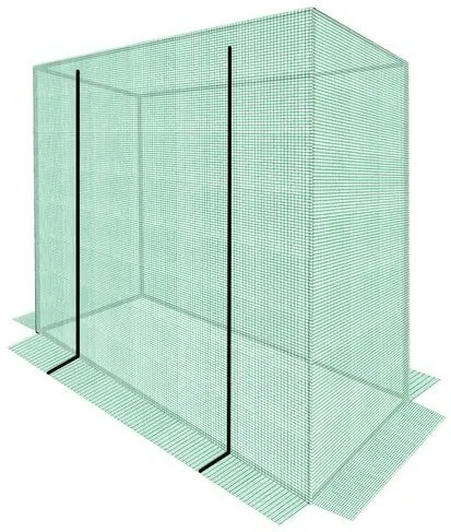 Mini fóliás üvegház erkélyre (1,7 × 2 × 0,8 m) - Malatec