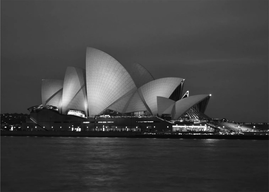 A Sydney-i Operaház képe (üvegen) (70x50 cm)