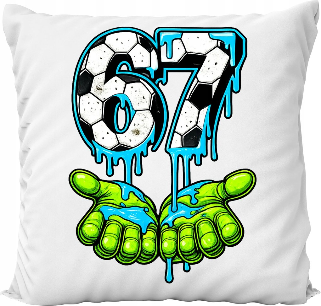 Párna Six Seven 67 Hat Hét Viral Trend Brainrot Sláger