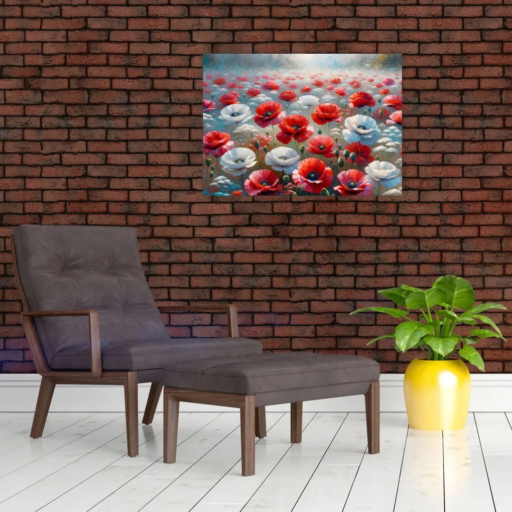 Kép - Pipacsmező (70x50 cm)