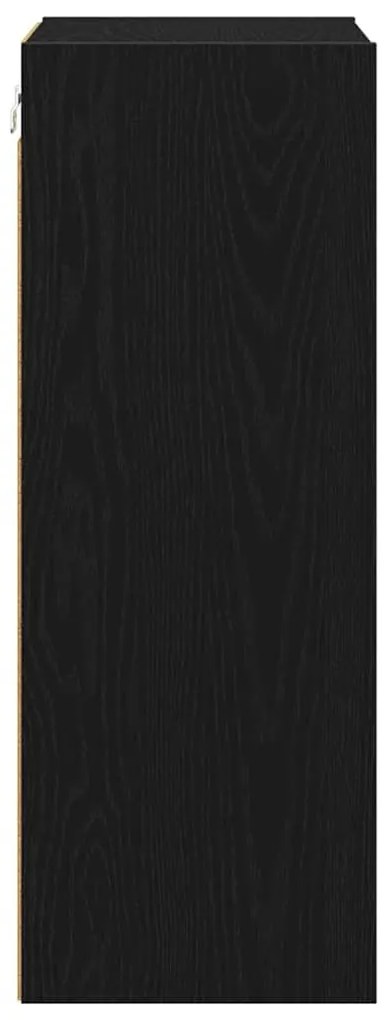 Függő szekrény Riga Fekete tölgy 40 x 29,5 x 80 cm Faanyag