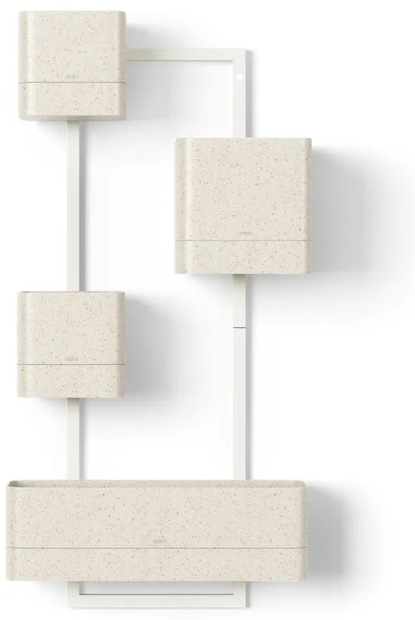 Műanyag függő virágcserép készlet fűszernövényekhez, 4 db-os Cubiko – Umbra