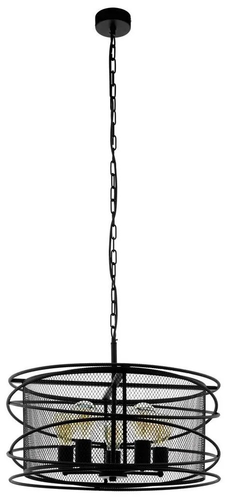 Eglo 43093 - Csillár láncon BLACKWATER 5xE27/60W/230V