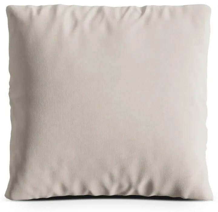 Bézs bársony párna kanapéra Kemi – Cosmopolitan Design