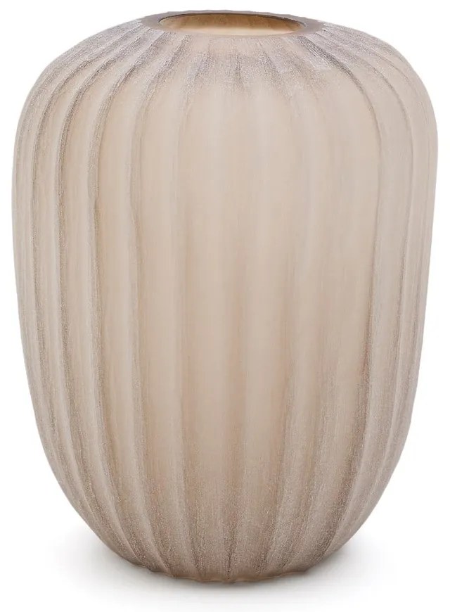 Bézs üveg váza (magasság 27 cm) Lumia – Kave Home