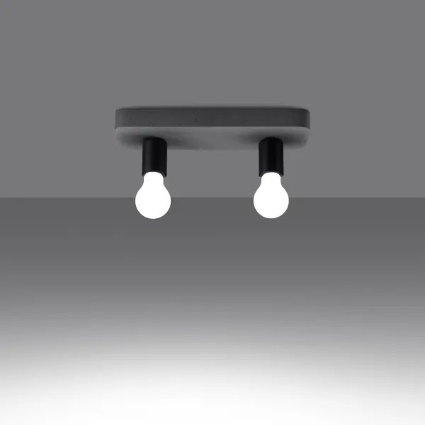 Sollux SL.1157 - Spotlámpa TAVO 2xE27/15W/230V beton