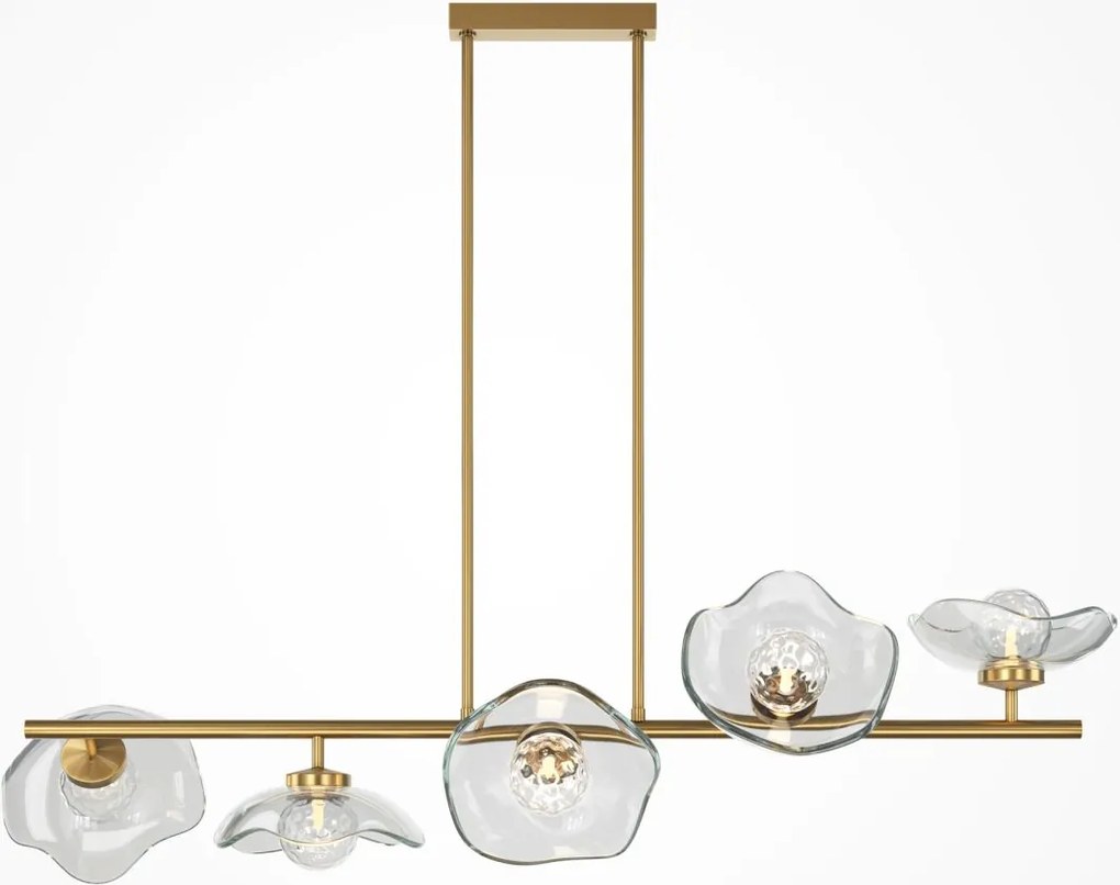 Maytoni modern függeszték miracle sárgaréz átlátszó mymod207pl-05bs