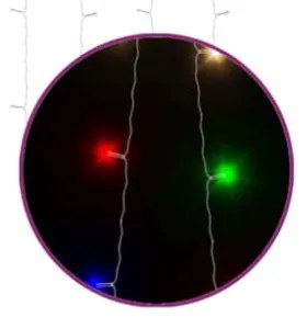 8 funkciós színes fényfüggöny 300 LED-del 3 x 3 m