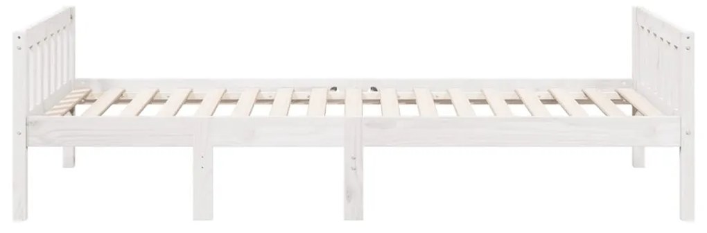 fehér tömör fenyőfa gyerekágy matrac nélkül 90 x 200 cm