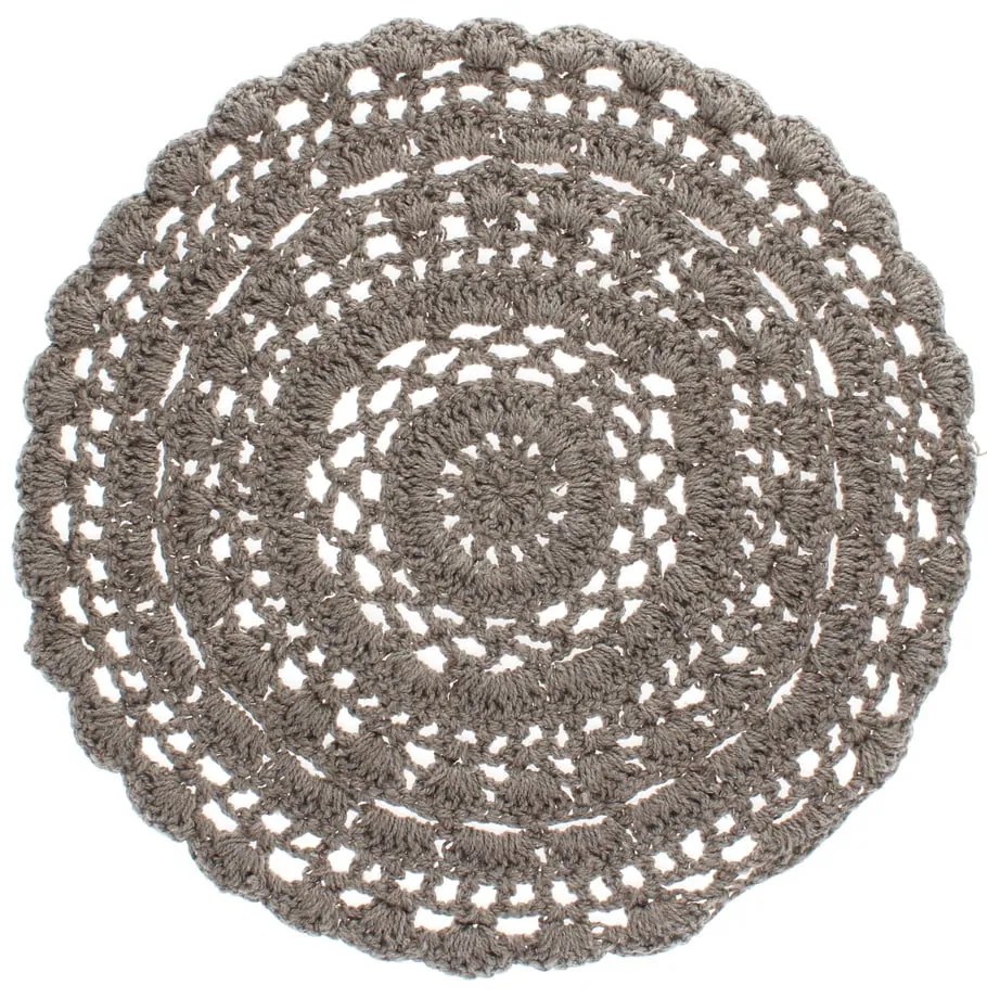 Pamutkeverék tányéralátét ø 35 cm Crochet – Rex London