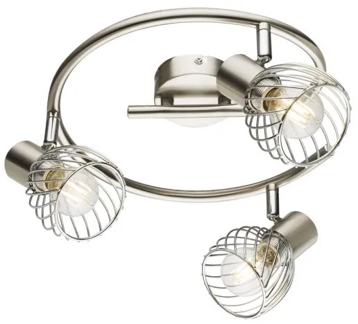 Globo 54809-3 - Spotlámpa TEXAS 3xE14/40W/230V matt króm