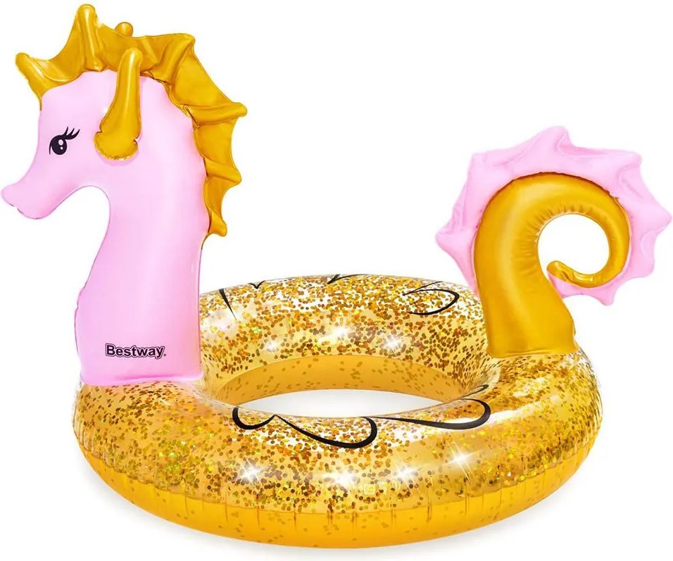 BESTWAY Csillogó Csikóhal Úszógumi 115 cm x 104 cm 10+