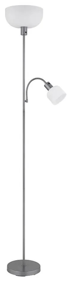 Globo 59947 - HINTON állólámpa 1xE27/40W/230V + 1xE14/25W