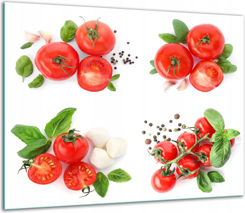 7in1 Üveg Tűzhelyvédő Főzőlap 60x52 Paradicsom