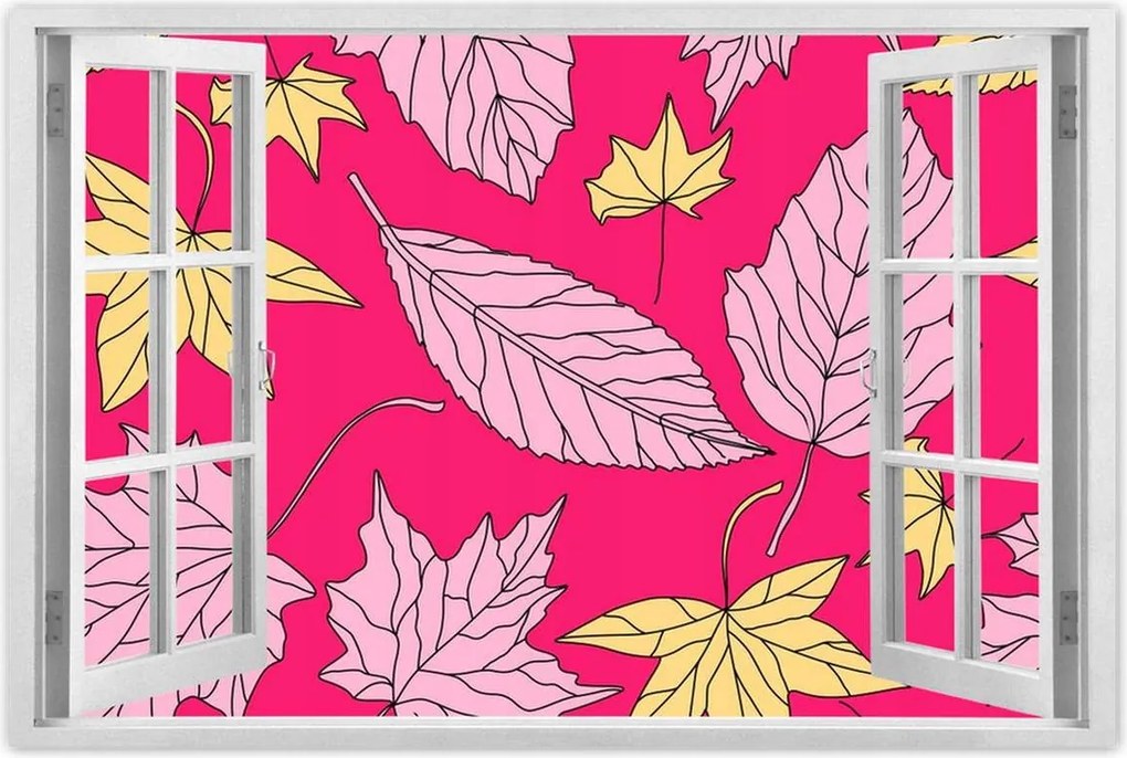 Poszterek 90x60 Modern szárított levelek