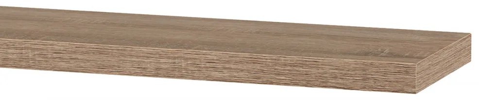 Lebegő polc 120 cm, MDF, Sonoma Tölgy Színben P-002