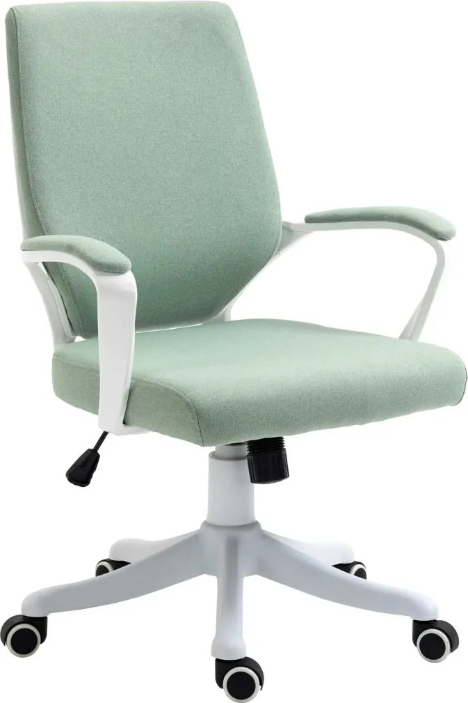 Vinsetto irodai szék, hintafunkcióval, vastagon párnázott, ergonomikus, zöld