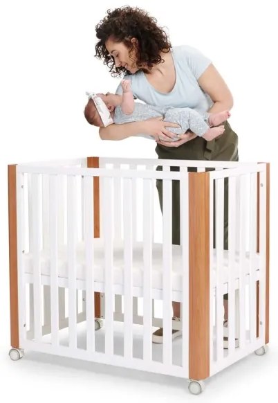 KINDERKRAFT SELECT - KOYA Premium 4 az 1-ben kiságy, bükk/fenyő