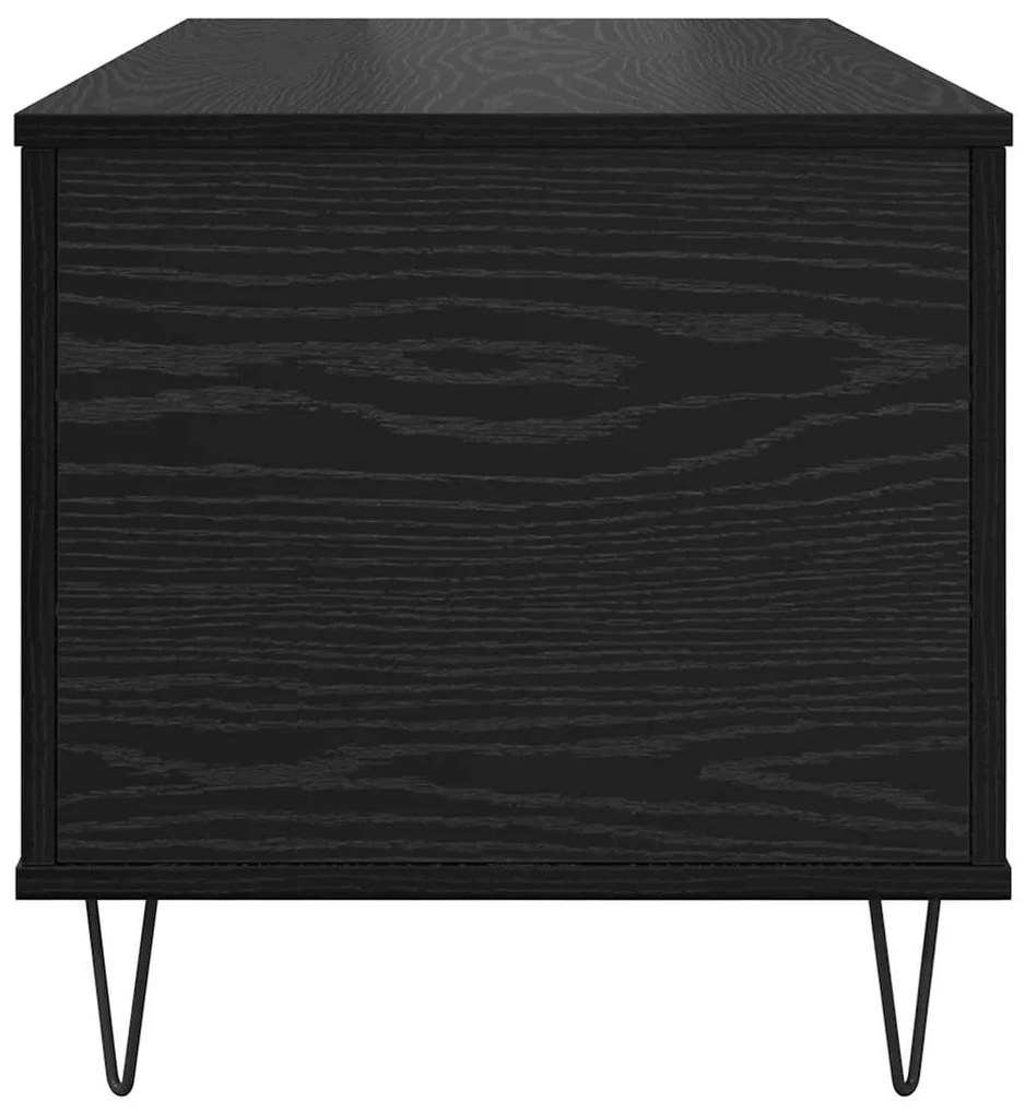 vidaXL Dohányzóasztal Musta tammi 90 x 44.5 x 45 cm Faanyag