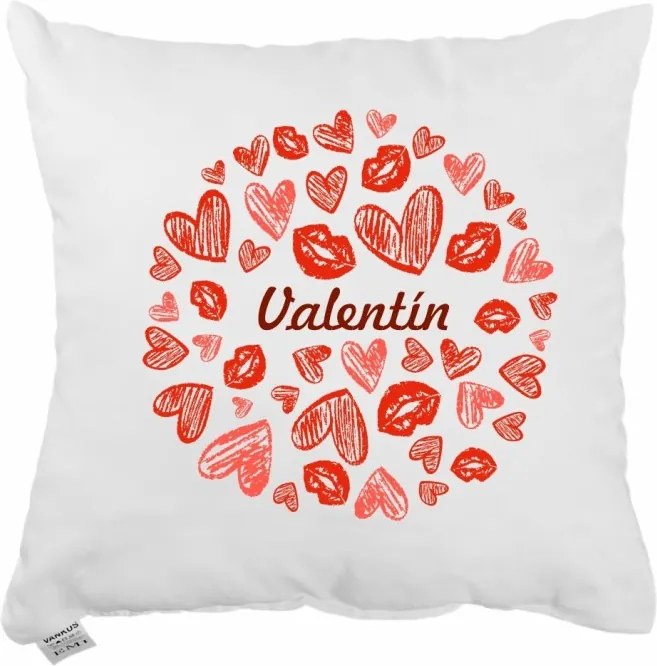 Dekoratív párna Valentin 40x40 cm EMI