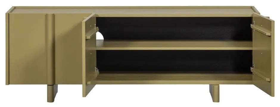 Zöld borovi fenyő TV-állvány 152x53x46 cm Basu – WOOOD