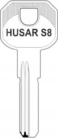 Nyerskulcs Sárgaréz Lakáskulcs B-Harko Husar S8 Betétekhez