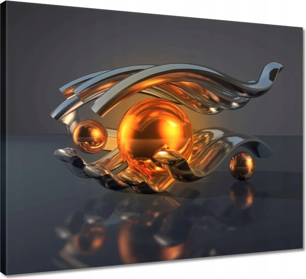 Vászonkép 50x40 Absztrakt Golyók a kézben